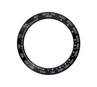 ROUREOX 38.5mm Ceramic Bezel Insert Tachymeter Scale 30.5mm Inner Diameter Units Per Hour Ring Watch Modding Part - A3