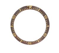 ROUREOX 38 x 31.5mm Flat Ceramic Bezel Insert, Replacement Bezel 60 Minute Watch Modding Parts for Seiko SKX007 SKX009 SKX011-H