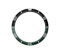 ROUREOX 38 x 31.5mm Flat Ceramic Bezel Insert, Replacement Bezel 60 Minute Watch Modding Parts for Seiko SKX007 SKX009 SKX011-L