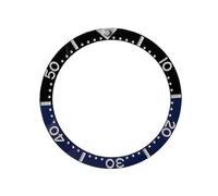 ROUREOX 38 x 31.5mm Flat Ceramic Bezel Insert, Replacement Bezel 60 Minute Watch Modding Parts for Seiko SKX007 SKX009 SKX011-M
