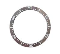 ROUREOX 38 x 31.5mm Flat Ceramic Bezel Insert, Replacement Bezel 60 Minute Watch Modding Parts for Seiko SKX007 SKX009 SKX011-C
