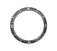 ROUREOX 38mm Black Ceramic Bezel Insert Replacement Scratch Resistant Watch Ring - Modding Parts for Seiko SKX007 Series-A8