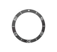 ROUREOX 38mm Black Ceramic Bezel Insert Replacement Scratch Resistant Watch Ring - Modding Parts for Seiko SKX007 Series-A12