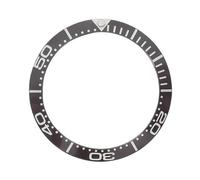 ROUREOX 38mm Black Ceramic Bezel Insert Replacement Scratch Resistant Watch Ring - Modding Parts for Seiko SKX007 Series-A3