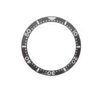 ROUREOX 38mm Black Ceramic Bezel Insert Replacement Scratch Resistant Watch Ring - Modding Parts for Seiko SKX007 Series-A15