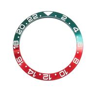 ROUREOX 38mm Ceramic Bezel Insert 24hr Scratch-Resistant Replacement Bezel Watch Modding Accessories for Rolex GMT Series-C