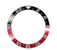 ROUREOX 38mm Ceramic Bezel Insert 24hr Scratch-Resistant Replacement Bezel Watch Modding Accessories for Rolex GMT Series-G