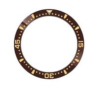 ROUREOX 38mm Ceramic Bezel Insert Replacement Luminous Pip at 12 O'Clock Scratch Resistant Watch Accessories for Rolex Submariner 007-A8