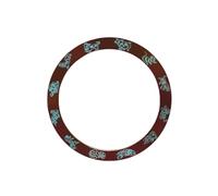 ROUREOX 38mm Ceramic Bezel Insert Replacement Vintage Style Ceramic Watch Ring Modding Parts for Seiko SKX007 Series-A8