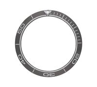 ROUREOX 38mm Ceramic Bezel Insert Sloped Matte Finish Watch Ring 30.7mm Inner Diameter Luminous Pip - A6