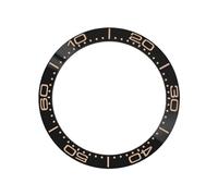 ROUREOX 38mm Ceramic Bezel Insert Sloped Watch Ring 30.7mm Inner Diameter Replacement Part DIY Modding Accessory - A3