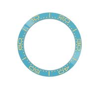 ROUREOX 38mm Ceramic Bezel Insert Sloped Watch Ring 30.7mm Inner Diameter Replacement Part DIY Modding Accessory - A20