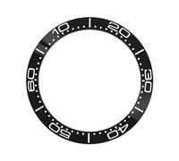 ROUREOX 38mm Ceramic Bezel Insert Sloped Watch Ring 30.7mm Inner Diameter Replacement Part DIY Modding Accessory - A1