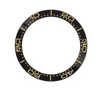 ROUREOX 38mm Ceramic Bezel Insert Sloped Watch Ring 30.7mm Inner Diameter Replacement Part DIY Modding Accessory - A2