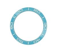 ROUREOX 38mm Ceramic Bezel Insert Sloped Watch Ring 30.7mm Inner Diameter Replacement Part DIY Modding Accessory - A19