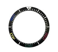 ROUREOX 38mm Ceramic Bezel Insert Sloped Watch Ring Replacement 30.7mm Inner Diameter Luminous Pip DIY Mod Parts - A3