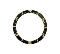 ROUREOX 38mm Classic Style Ceramic Bezel Insert with Coloured Accents High-Gloss Replacement Ring for Rolex Sea-Dweller 4000 SEA Model-A3