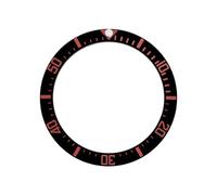 ROUREOX 38mm Classic Style Ceramic Bezel Insert with Coloured Accents High-Gloss Replacement Ring for Rolex Sea-Dweller 4000 SEA Model-A2