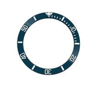 ROUREOX 38mm Dual Tone Ceramic Bezel Insert Sloped Ring 30.7mm Inner Diameter Split Colour Design Watch Mod Part - A5