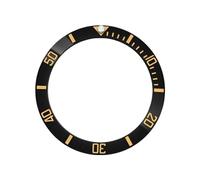 ROUREOX 38mm Dual Tone Ceramic Bezel Insert Sloped Ring 30.7mm Inner Diameter Split Colour Design Watch Mod Part - A15