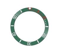 ROUREOX 38mm Dual Tone Ceramic Bezel Insert Sloped Ring 30.7mm Inner Diameter Split Colour Design Watch Mod Part - A4