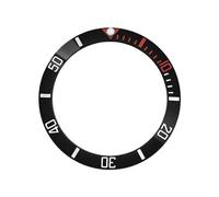 ROUREOX 38mm Dual Tone Ceramic Bezel Insert Sloped Ring 30.7mm Inner Diameter Split Colour Design Watch Mod Part - A11