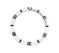 ROUREOX 38mm Dual Tone Ceramic Bezel Insert Sloped Ring 30.7mm Inner Diameter Split Colour Design Watch Mod Part - A9