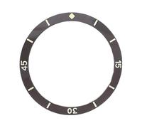 ROUREOX 38mm Full Lume Ceramic Bezel Insert Vintage Glow in The Dark Watch Ring Minimalist Retro Watch Modding for Seiko SKX007 Series-A4