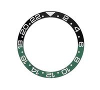 ROUREOX 38mm Luminous Ceramic Bezel Insert 24-Hour Replacement Ring Watch Mod Parts for Rolex GMT-Master-G