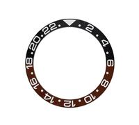 ROUREOX 38mm Luminous Ceramic Bezel Insert 24-Hour Replacement Ring Watch Mod Parts for Rolex GMT-Master-D