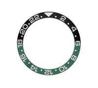 ROUREOX 38mm Luminous Ceramic Bezel Insert 24-Hour Replacement Ring Watch Mod Parts for Rolex GMT-Master-C