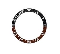 ROUREOX 38mm Luminous Ceramic Bezel Insert 24-Hour Replacement Ring Watch Mod Parts for Rolex GMT-Master-H