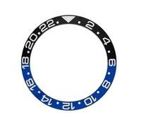 ROUREOX 38mm Luminous Ceramic Bezel Insert 24-Hour Replacement Ring Watch Mod Parts for Rolex GMT-Master-F