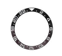 ROUREOX 38mm Luminous Ceramic Bezel Insert 24-Hour Replacement Ring Watch Mod Parts for Rolex GMT-Master-I