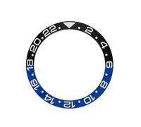 ROUREOX 38mm Luminous Ceramic Bezel Insert 24-Hour Replacement Ring Watch Mod Parts for Rolex GMT-Master-B