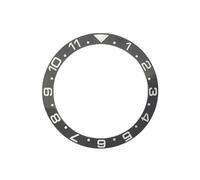ROUREOX 38mm Matte Black Ceramic Bezel Insert Stealth Finish Replacement Ring Watch Modding Parts for Seiko SKX007 Series-A2