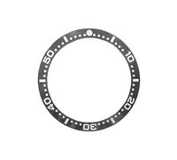 ROUREOX 38mm Matte Black Ceramic Bezel Insert Stealth Finish Replacement Ring Watch Modding Parts for Seiko SKX007 Series-A10