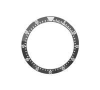 ROUREOX 38mm Matte Black Ceramic Bezel Insert Stealth Finish Replacement Ring Watch Modding Parts for Seiko SKX007 Series-A7