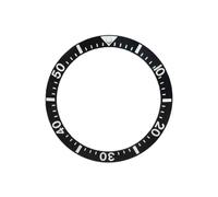 ROUREOX 38mm Premium Ceramic Insert DIY Watch Bezel Ring Glossy Finish with Luminous Pip Modification Parts for Seiko SKX007 Series-A1