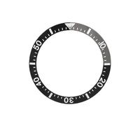 ROUREOX 38mm Premium Ceramic Insert DIY Watch Bezel Ring Glossy Finish with Luminous Pip Modification Parts for Seiko SKX007 Series-A3