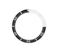 ROUREOX 38mm Premium Ceramic Insert DIY Watch Bezel Ring Glossy Finish with Luminous Pip Modification Parts for Seiko SKX007 Series-A6