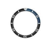 ROUREOX 38mm Premium Ceramic Insert DIY Watch Bezel Ring Glossy Finish with Luminous Pip Modification Parts for Seiko SKX007 Series-A4