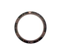 ROUREOX 38mm Sloped Ceramic Bezel Insert Luminous Pip 30.6mm Inner Diameter Watch Mod Part - A5