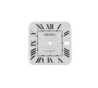 ROUREOX 38mm Square Watch Case Integrated Bracelet Stainless Steel Fit 27mm Dial NH35 NH36 Movement Modding Kit Silver for Cartier Santos-B3 38MM