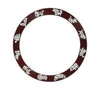 ROUREOX 38mm Watch Bezel Insert Ceramic Replacement Ring with Animal Signs Custom DIY Watch Parts for Seiko SKX007 Series-A4