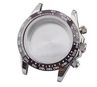 ROUREOX 39.3mm Chronograph Watch Case Sapphire Crystal Fits VK63 Quartz Movement 20mm Lug Width DIY Modification Parts Steel for Rolex Cosmograph Daytona-5 39.3MM