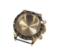 ROUREOX 39mm Chronograph Watch Case Racing Style Tachymeter Bezel Ceramic Or Steel Insert Fit VK63 Quartz Movement DIY Modding for Rolex Daytona-13 39MM