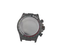 ROUREOX 39mm Racing Chronograph Watch Case Flat Sapphire Crystal Fixed Tachymeter Bezel Fit VK63 VK64 Movement Modding Set for Rolex Daytona-18 39MM