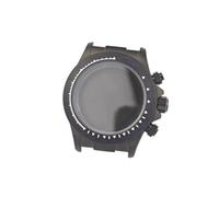 ROUREOX 39mm Racing Chronograph Watch Case Flat Sapphire Crystal Fixed Tachymeter Bezel Fit VK63 VK64 Movement Modding Set for Rolex Daytona-12 39MM