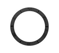 ROUREOX 40mm Ceramic Bezel Insert Sloped Ring 31.5mm Inner Diameter 3D Raised Relief Markers Watch Mod Part - A1